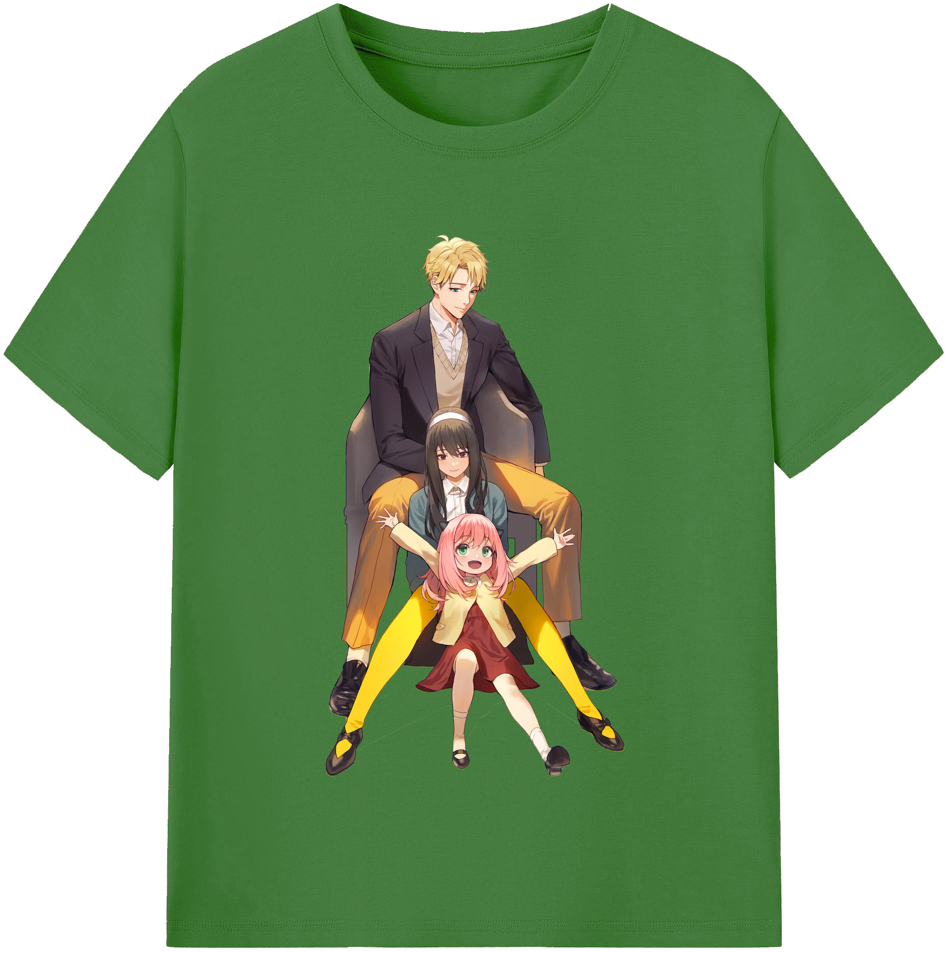 （画像用） SPY×FAMILY间谍家家酒 レディースカジュアルプリントTシャツ（綿100％）
